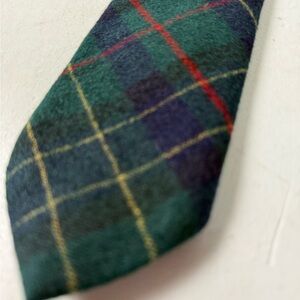 Pendleton Plaid 100% Virgin Wool Necktie Tie